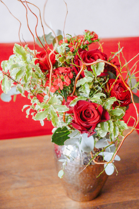 Red Romance Blumenstrauß zum Valentinstag by Blumen Mitzi Wien